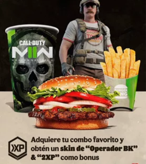 COD19汉堡王联动皮肤CDK 使命召唤1...