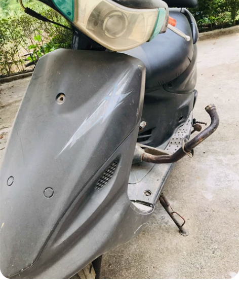 巧格 改 福喜   雅马哈踏板车。 当年自...