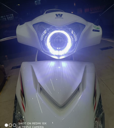 豪爵vf125大灯总成 vf100透镜大灯...