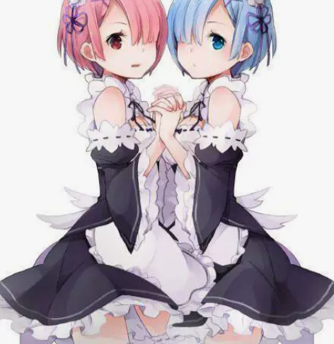 拉姆雷姆女仆装 100一套包括衣服和假发 ...