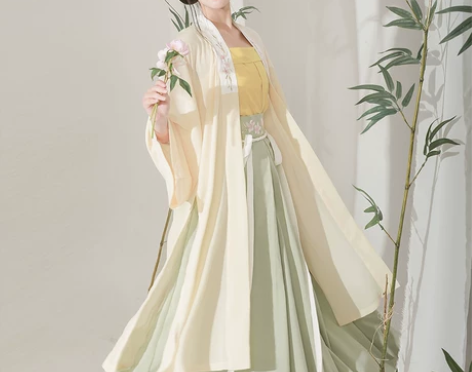 东月棠原创宋制汉服三件套春夏季宋抹日常齐腰...