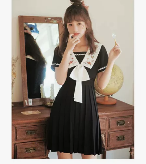 徐娇织羽集 改良汉元素女 日常 夏季收腰连...