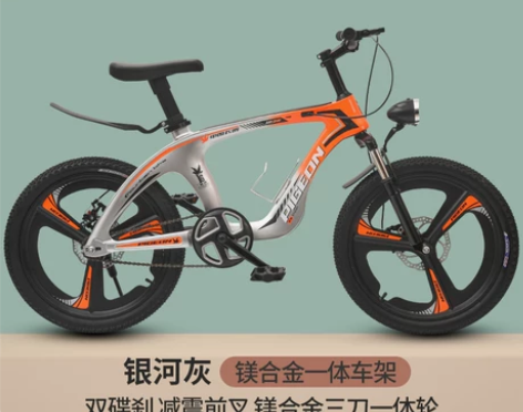 飞鸽镁合金儿童自行车6-15岁中大童男女孩...