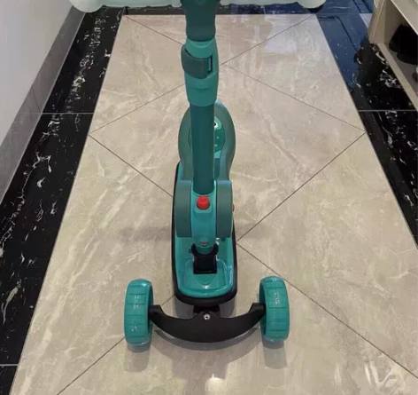 全新贝恩施儿童滑板车三合一可折叠单脚踏板溜...