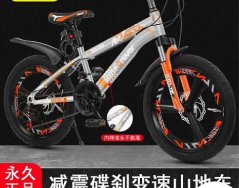 永久儿童自行车男孩中大童小女孩学生脚踏车减...