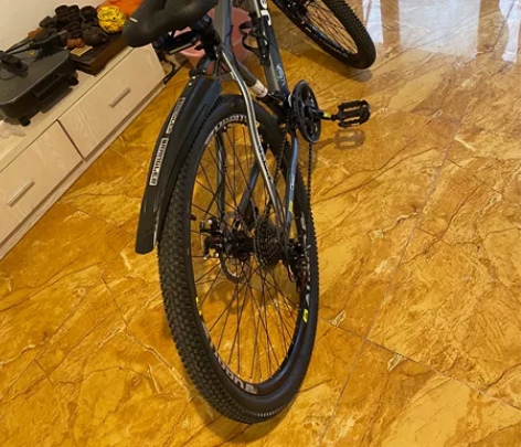 Jeep27速自行车，骑了个把月，座垫改了...