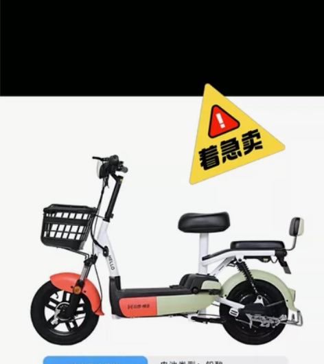 哈啰棒途，蕉城区。已上绿牌，可过户，原价1...