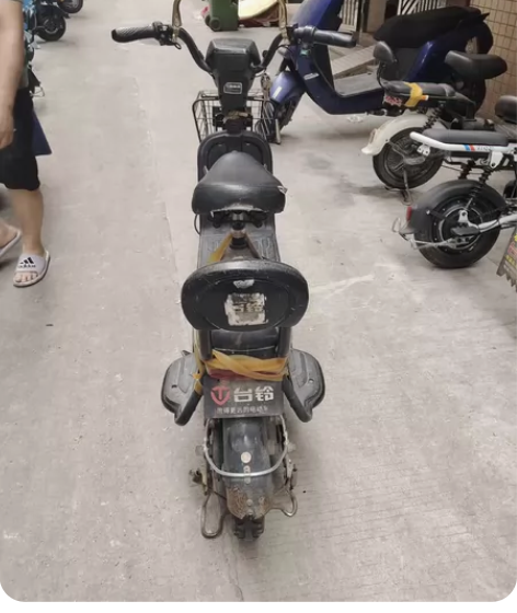 闲置自用一台台铃电动车48V20安，还能开...