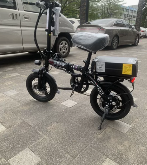 全新品牌巴都小象14寸新国标折叠电动自行车...
