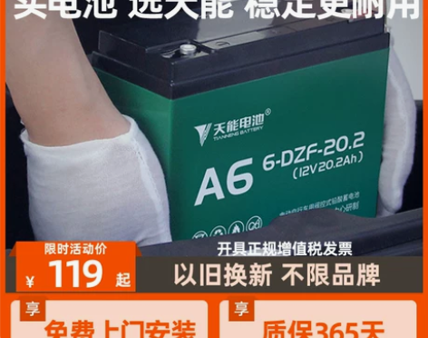 天能铅酸电池电动车 电动车铅酸三轮车原装正...