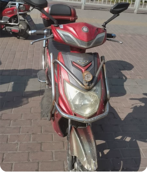 一辆欧鸽电瓶车7至8成新，电瓶锂电池60v...