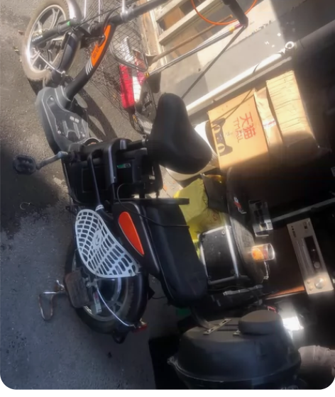 绿源48V锂电池电动车 小区居民搬迁处理物...