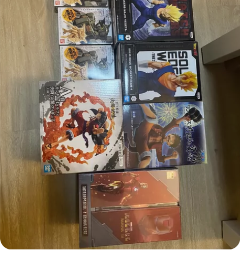 海贼王、龙珠万代全新未拆金猫，绿猫都有，可...