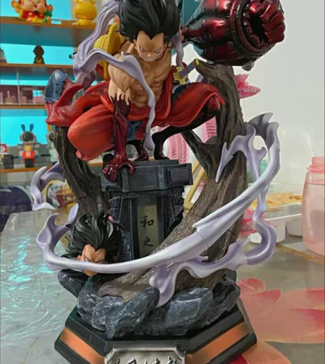 特价海贼王GK天瞳蛇人路飞四档手办超大号和...