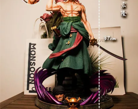 海贼王GK罗罗诺亚索隆ZORO一刀流双头雕...