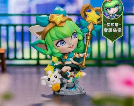英雄联盟LOL星之守护者璐璐手办玩偶摆件官...