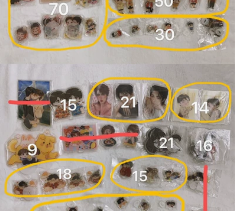 退坑出bkpp立牌 出道恩锤锤璐璐肉丸等立...