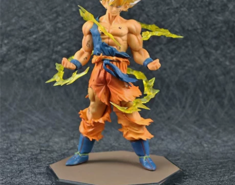 七龙珠 手办孙悟空超级赛亚人手办车载摆件机...