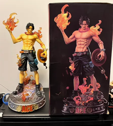 海贼王LC良辰火拳艾斯 周年款限量 底座可...