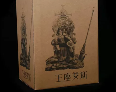 王座艾斯海贼王四方盒工作室QG火拳艾斯手办...