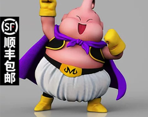 ?现货 七龙珠 可爱gk萌魔人胖布欧汽车载...