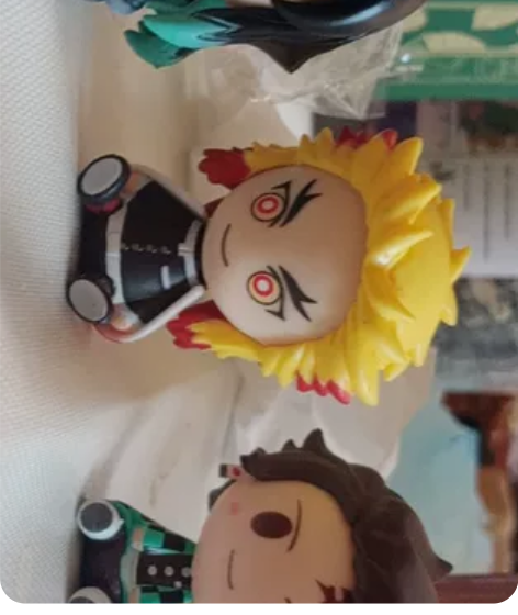 鬼灭之刃扭蛋坐姿手办炭治郎时透无一郎炼狱杏...