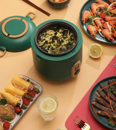 超市结业美菱迷你电饭煲一个人2人家用小型四...