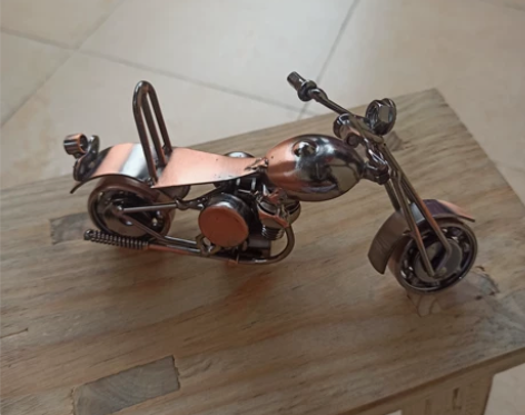 个性摩托车创意小工艺品客厅软装饰品家居摆件...