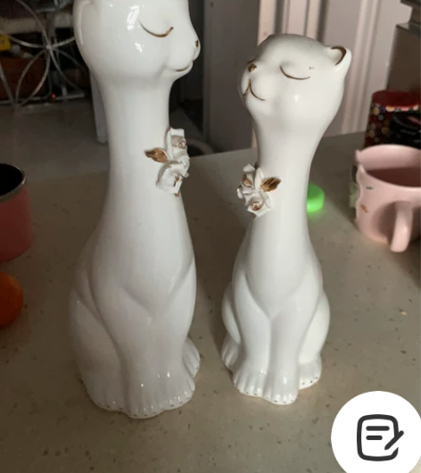 猫咪摆件 两个 一对的自提 哈尔滨香坊区 ...