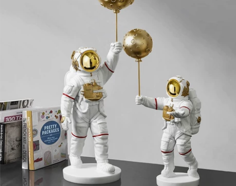 创意客厅电视柜酒柜装饰桌面太空人宇航员摆件...