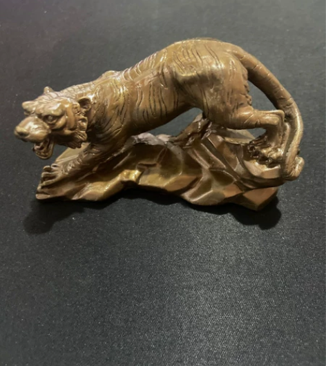 创意纯铜动物摆件老虎纯铜家居办公室摆件 新...