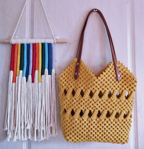 家居装饰挂毯 ins北欧创意手工编织工艺品...