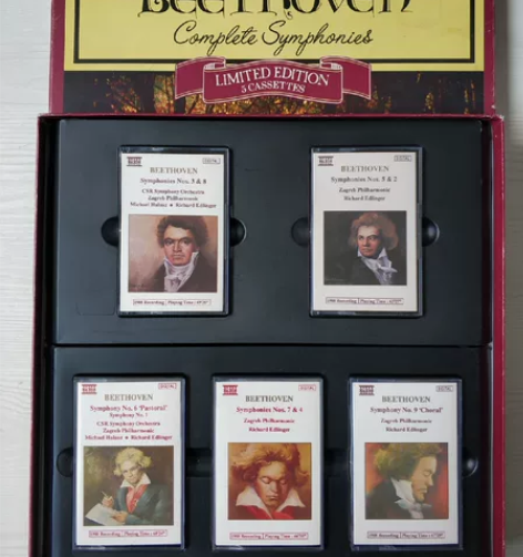 正版磁带 贝多芬美版套装五盘 齐柏林飞艇美...