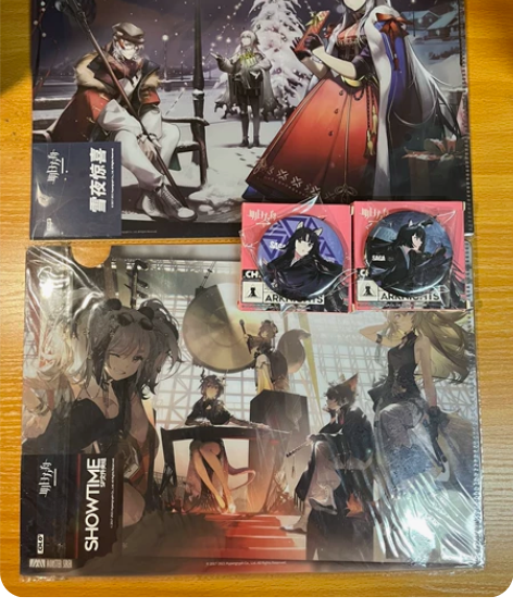 【出】明日方舟 官方周边 嵯峨干员立绘徽章...