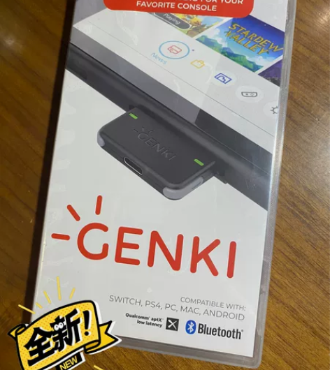 全新 GENKI蓝牙适配器灰色  Swit...