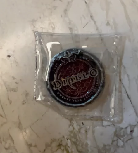 暴雪游戏周边安绝版 限量 暗黑破坏神徽章 ...