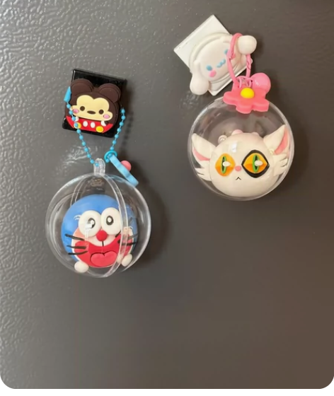 铃芽之旅黏土手作亚克力球球包包挂件 球球是...