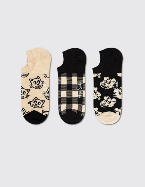 Happy Socks短袜女春夏薄款ins...