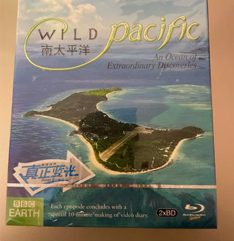 南太平洋风光纪录片，两碟装。 狂野太平洋风...