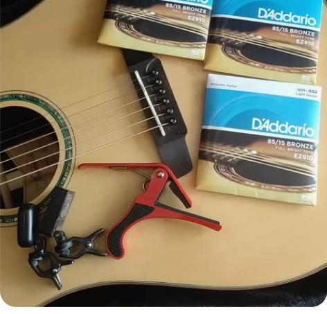 琴弦三包+调音器两个+夹子一个 150打包...