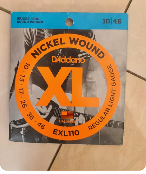 电吉他琴弦10_46，达达里奥全新。另有一...