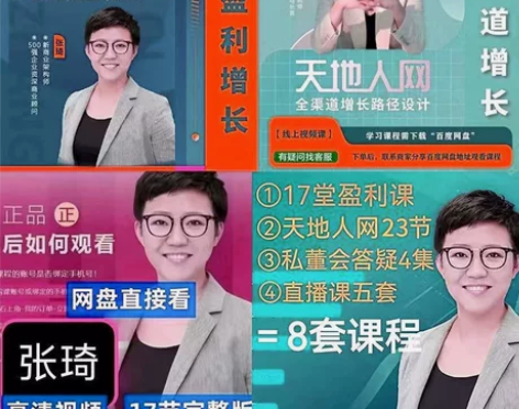 张琦商业课程365天地人网新商业魅力领导商...