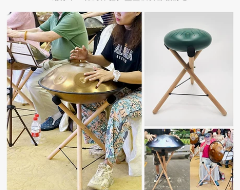 手碟鼓 手碟支架空灵鼓架子钢舌鼓色空鼓通用...