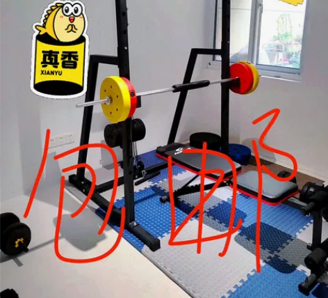 闲置龙门架便宜出 家用多功能深蹲架半框式龙...