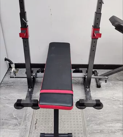 【仓库搬迁，低价处理】家用深蹲架举重卧推架...