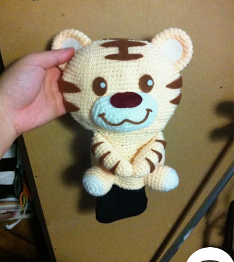 全新 原创 手心儿定制高尔夫杆头套 球道木...