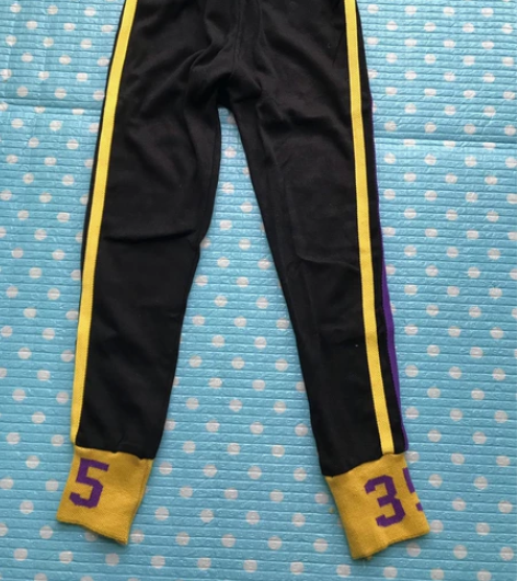 全新 女童韩版修身运动裤双杠运动裤百搭款打...