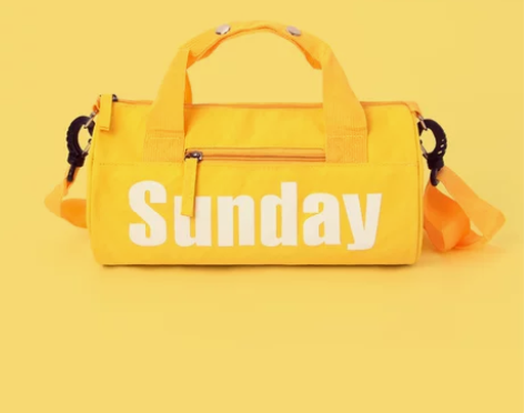 小号运动健身包干湿分离游泳包女短途斜挎包小...