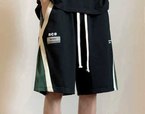 ?重磅美式篮球短裤男运动潮牌vintage...