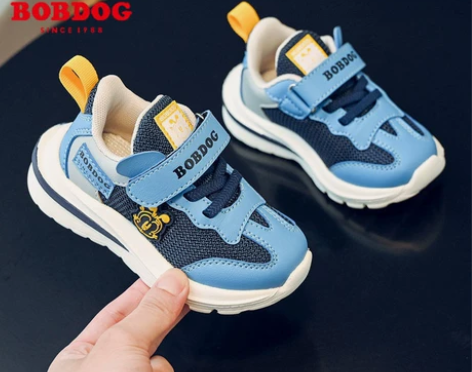 巴布豆儿童鞋子男童宝宝秋季软底百搭学生防滑...